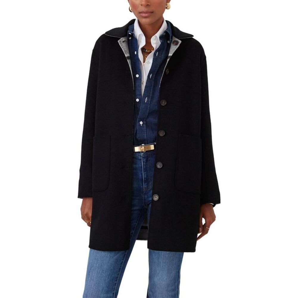J.Mclaughlin Womens  Frade Coat, Black